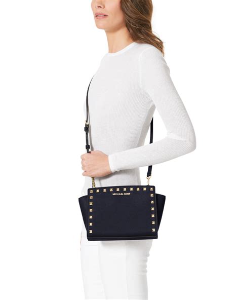 michael kors selma messenger bag amazon|Michael Kors selma medium satchel.